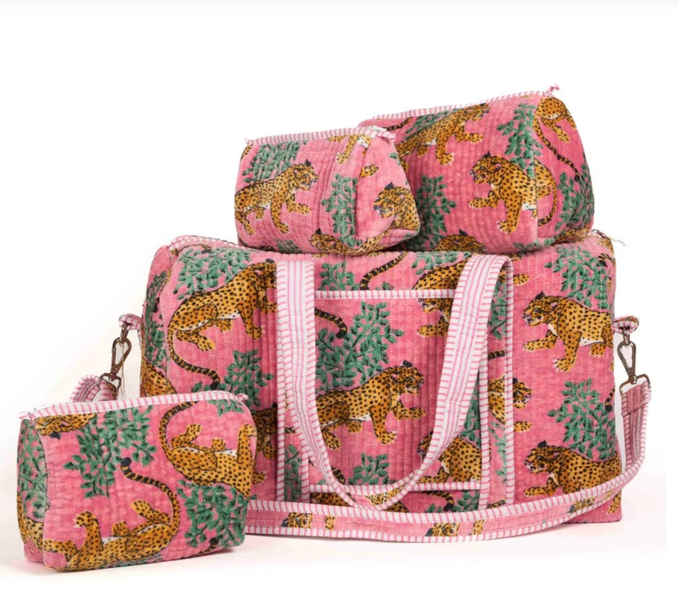 Velvet Weekender - Rose Tiger