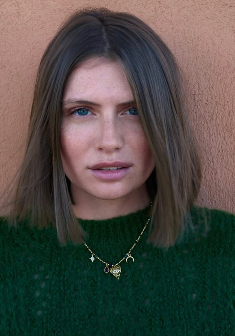 Lucky Charm Necklace - BLUE TOURMALINE