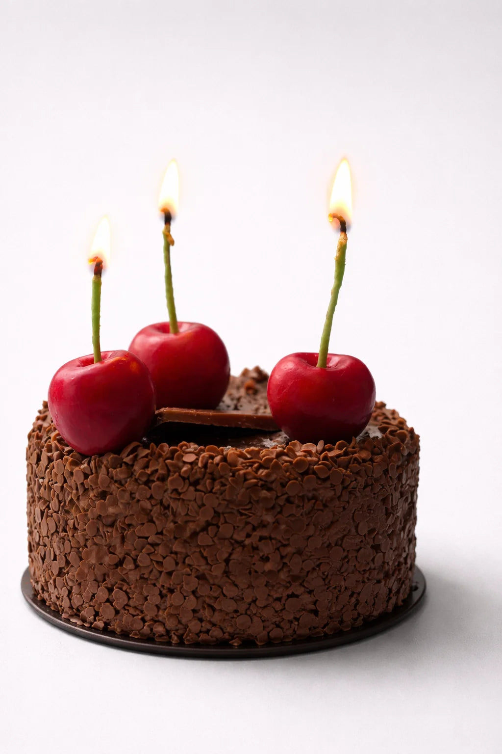 Cherry candles - 2 pieces