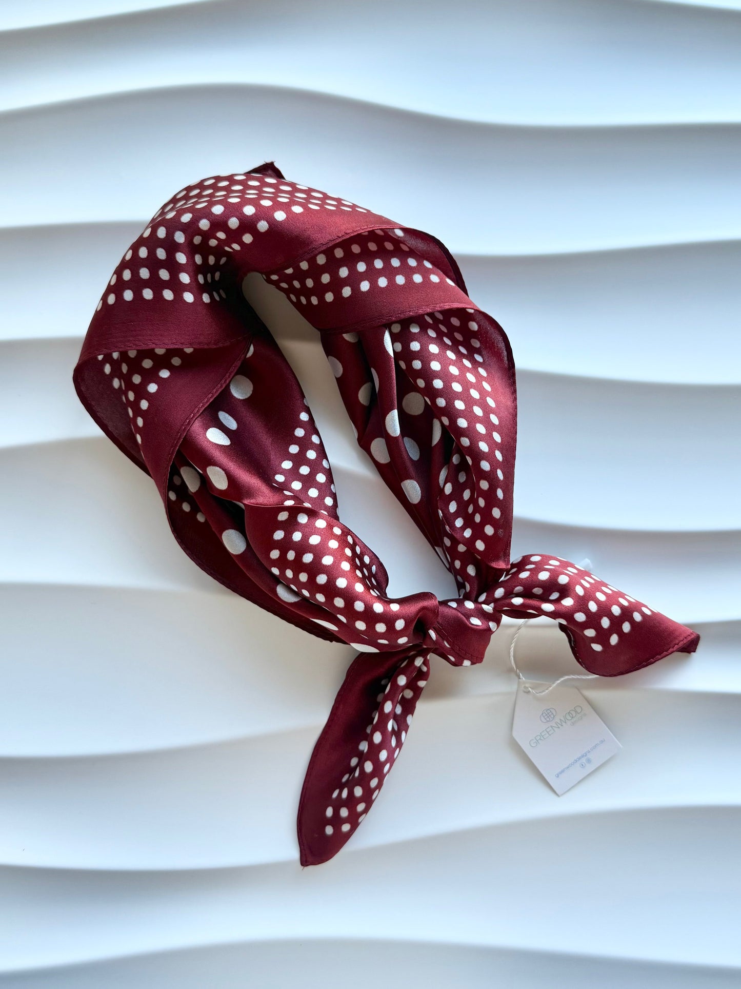 Silk Neck Scarf: SPOTTY DOTTY