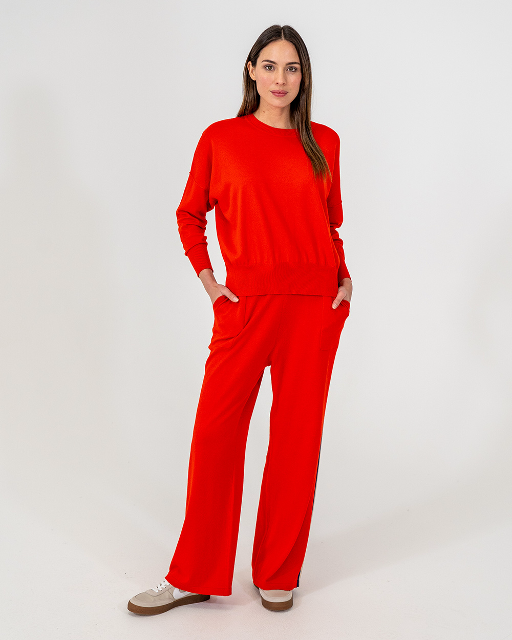 Speed Stripe Lounge Pant Poppy