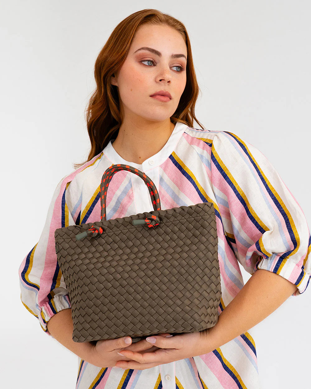 Michigan Tote - Khaki Neo Plait