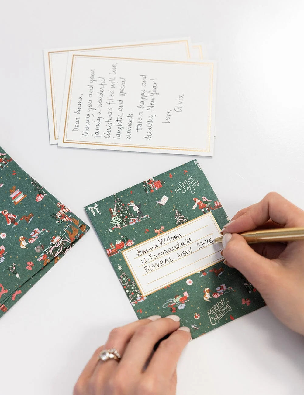 Season of Joy 4pk Notecard Set