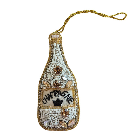 Beaded Decoration Champagne