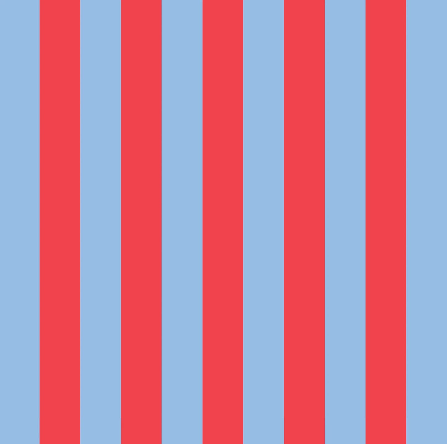 Red Blue Stripe Oversize Tote