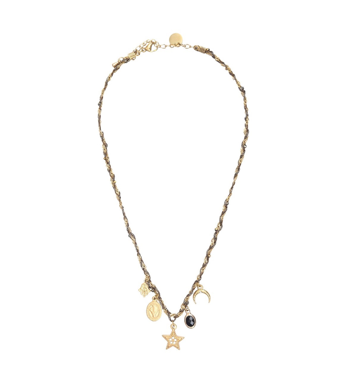 Lucky Charm Necklace - PYRITE