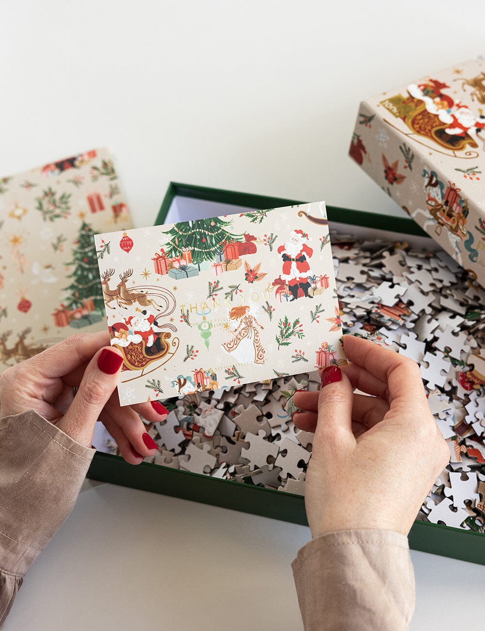 Jolly Santa 1000 Piece Puzzle