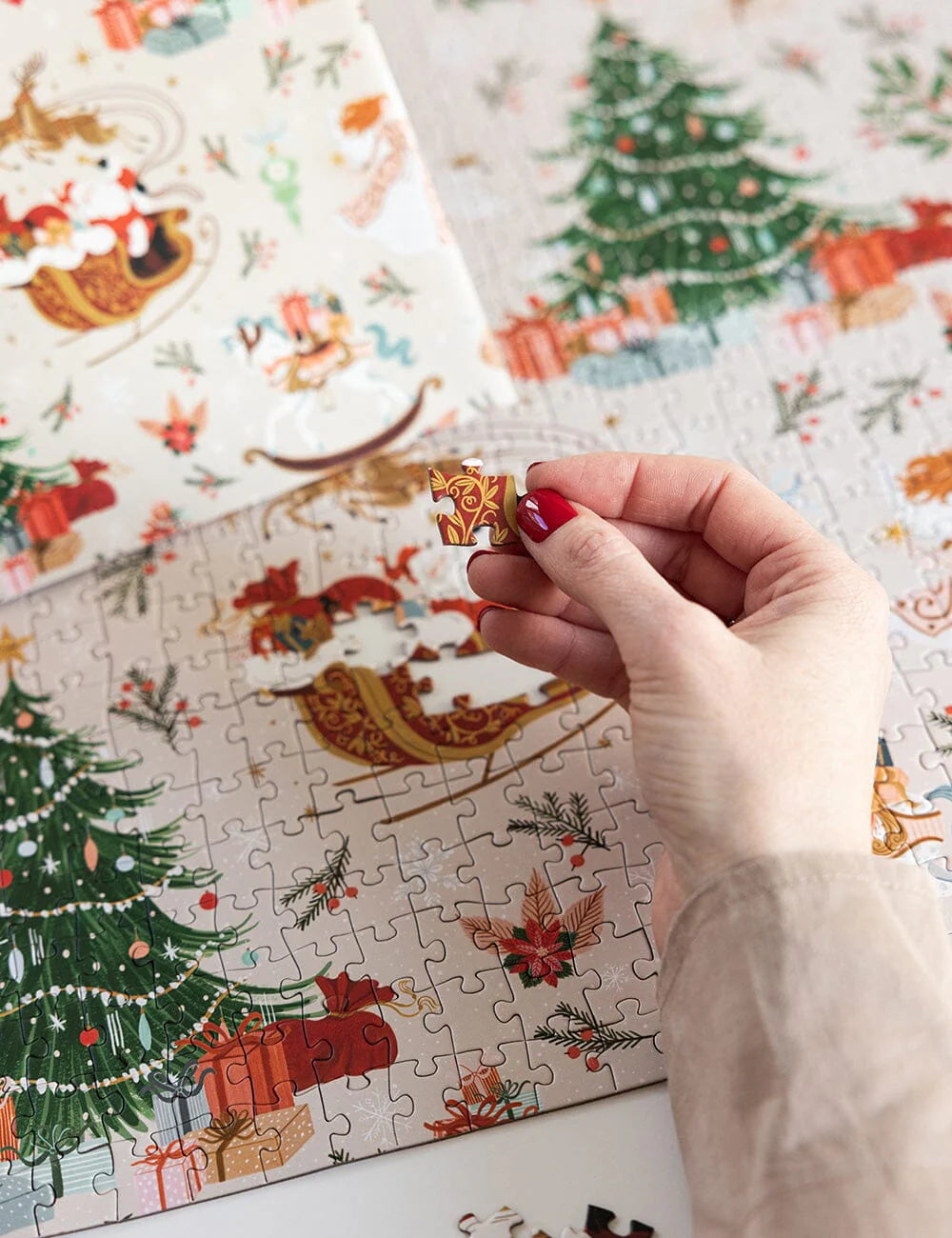 Jolly Santa 1000 Piece Puzzle