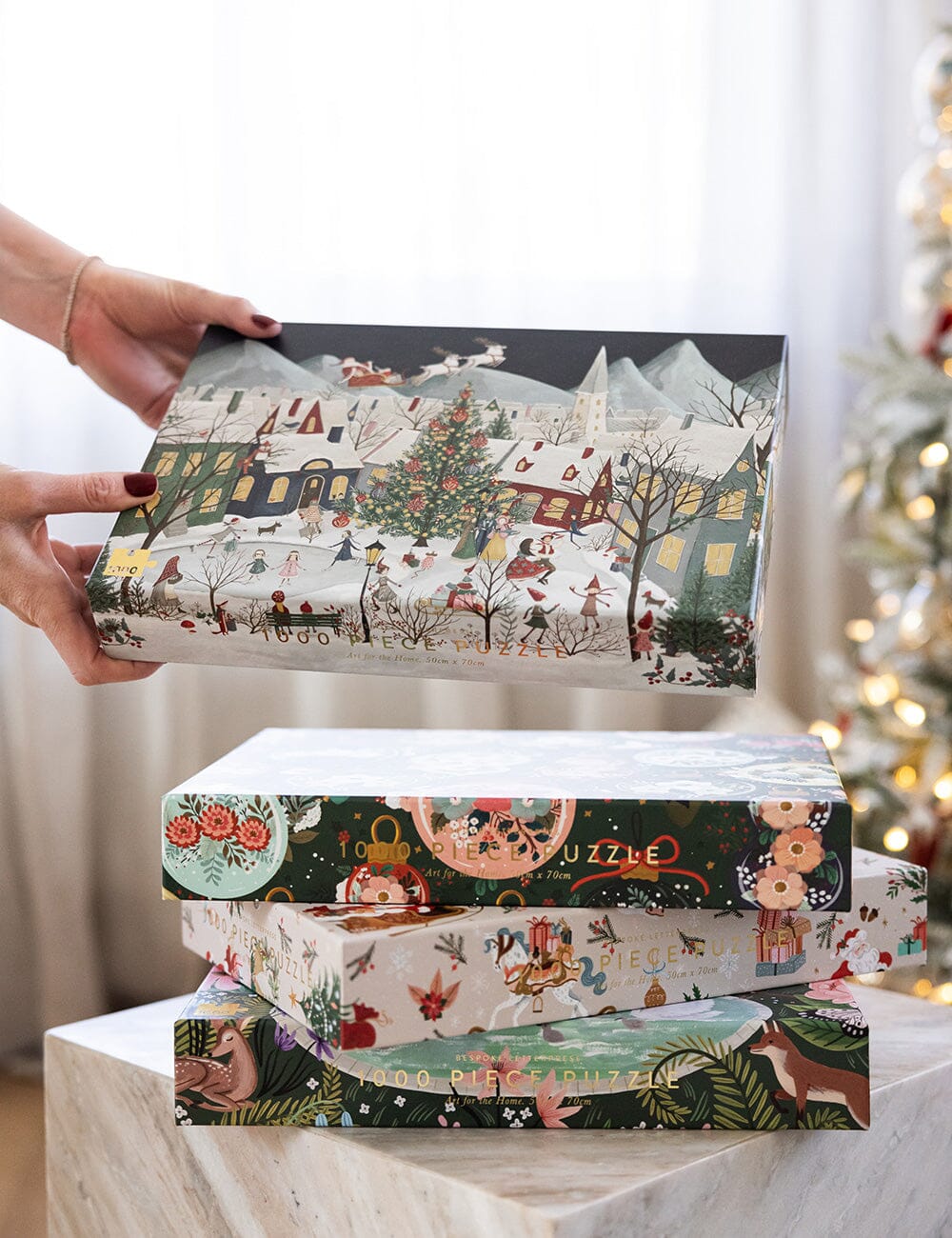 The Christmas Village 1000 Piece Puzzle