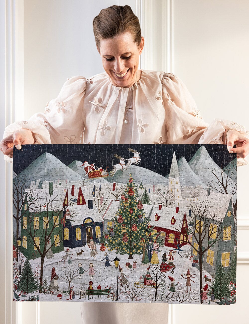 The Christmas Village 1000 Piece Puzzle