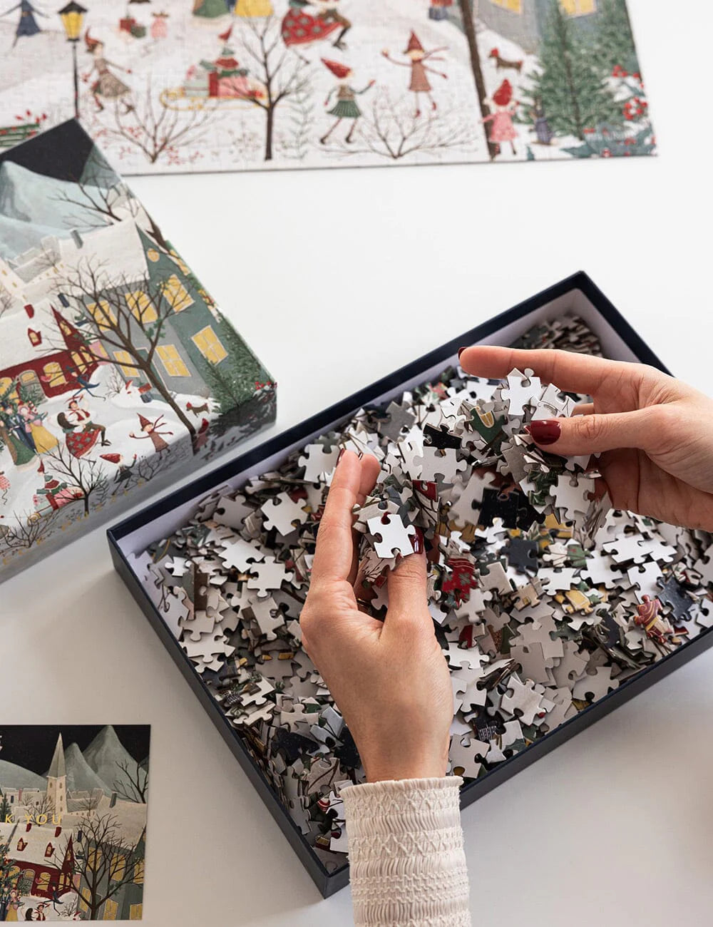 The Christmas Village 1000 Piece Puzzle