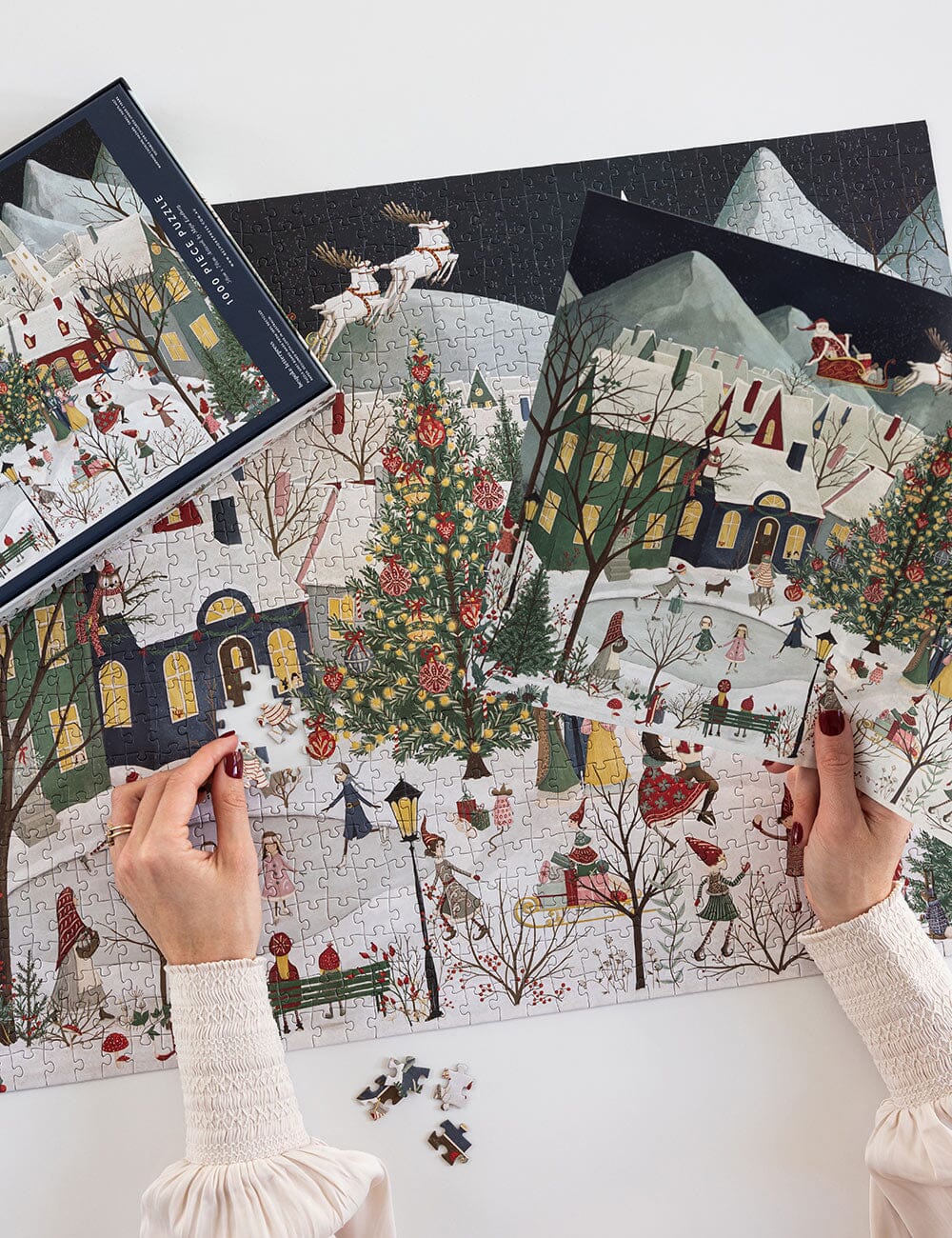 The Christmas Village 1000 Piece Puzzle