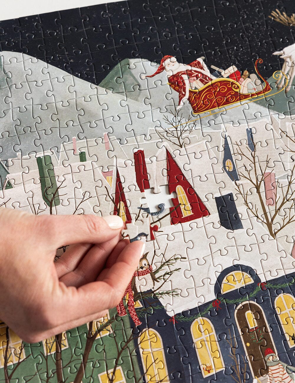 The Christmas Village 1000 Piece Puzzle
