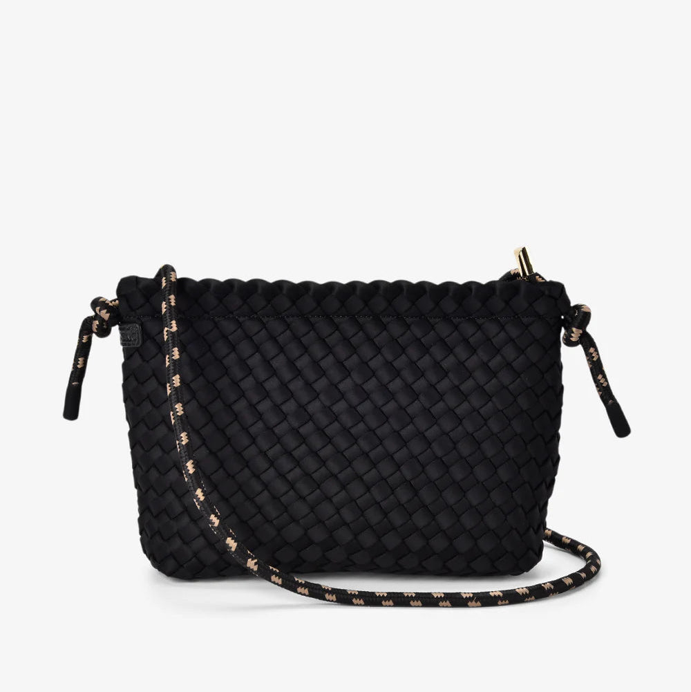 Panama Crossbody - Black Neo Plait