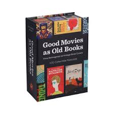 Good Movies as Old Books Collectible Postcards
