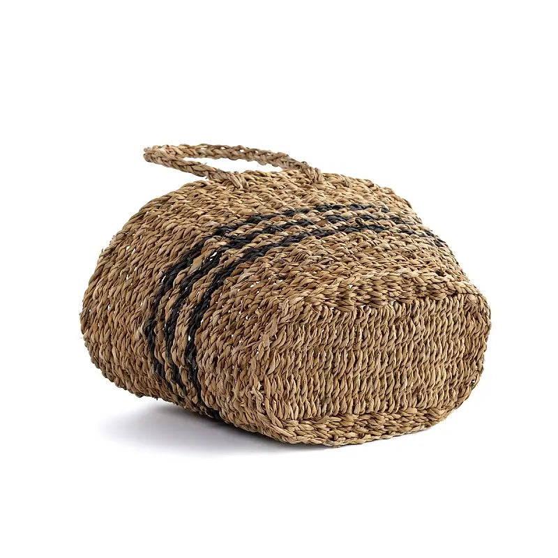 Positano - Banded Seagrass Tote