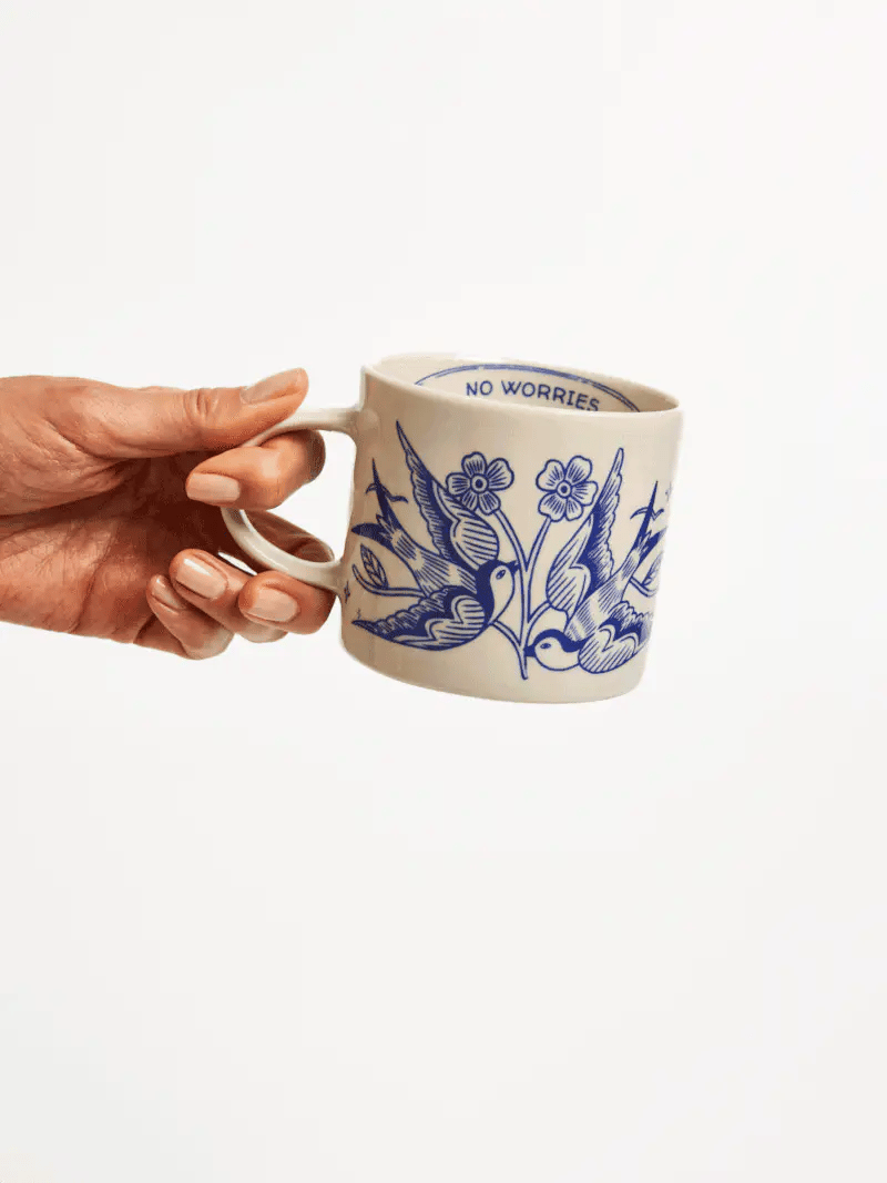 Inked Mug NO WORRIES