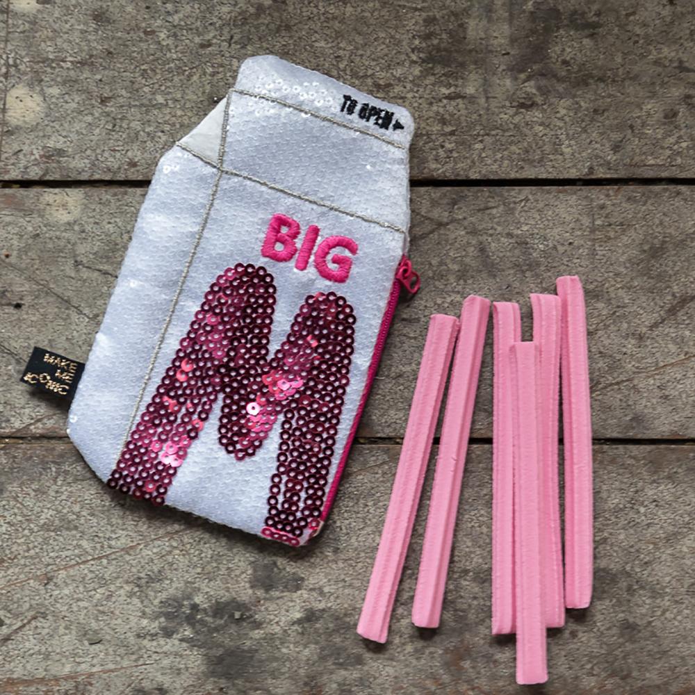 Big pink online purse