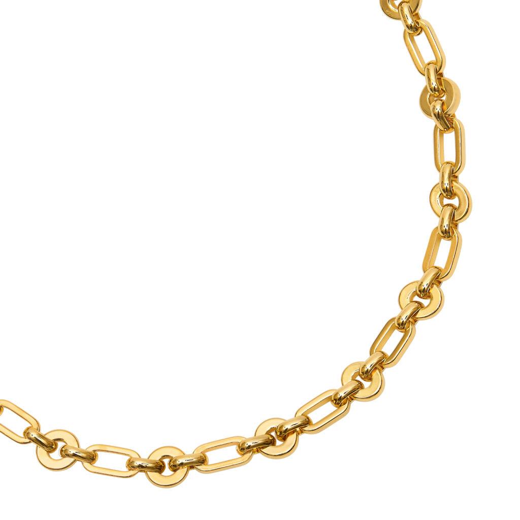 Chunky Link Necklace- Gold
