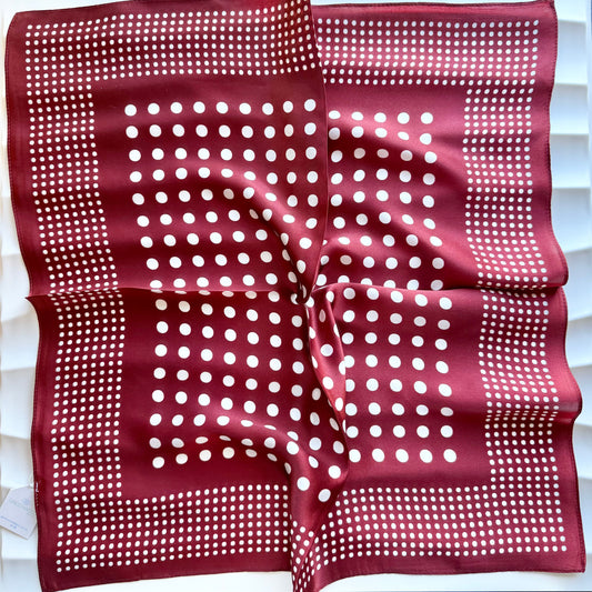Silk Neck Scarf: SPOTTY DOTTY