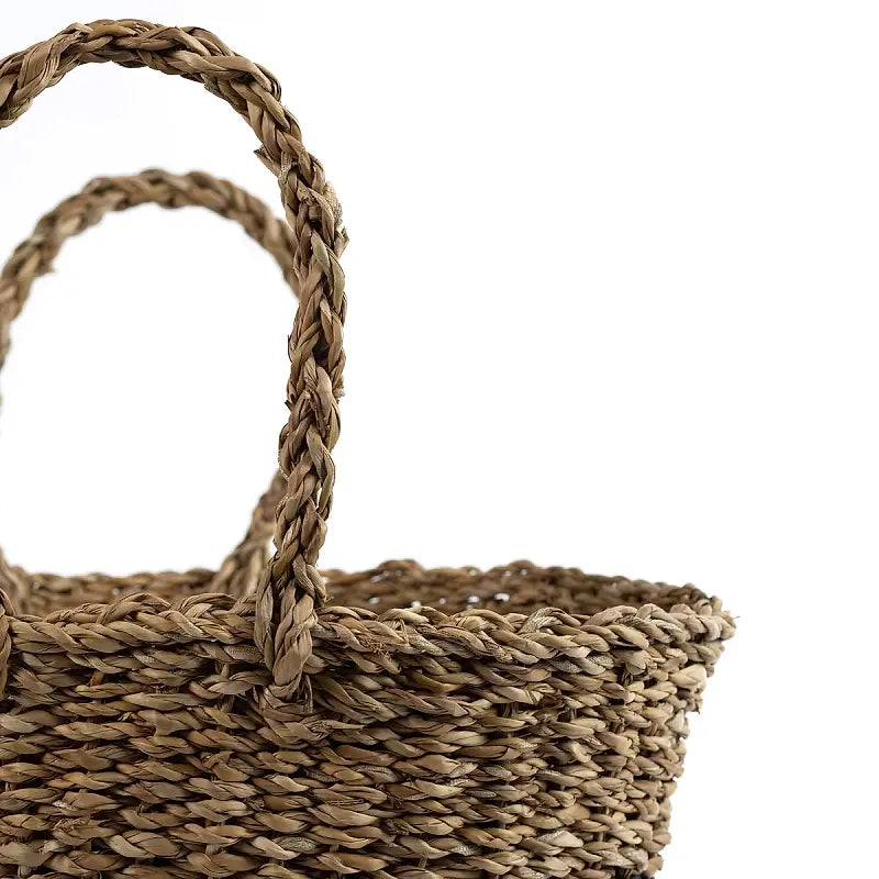 Positano - Banded Seagrass Tote