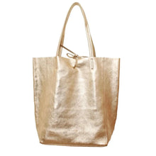 Load image into Gallery viewer, Metallic Gold Tote