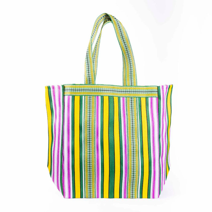 Biarritz Yellow & Green Beach Bag