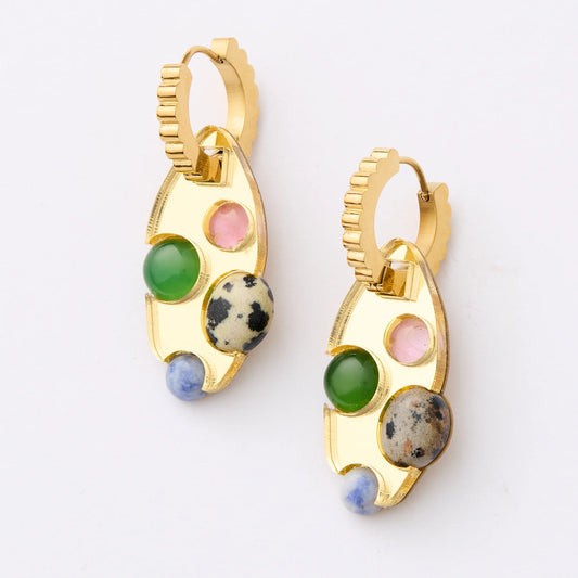 Athena Earrings- Gold