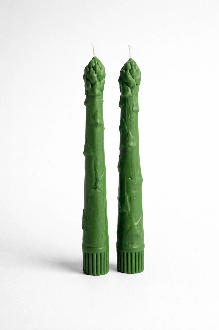 Carrot & Asparagus Taper Dinner Candle - 2 pieces