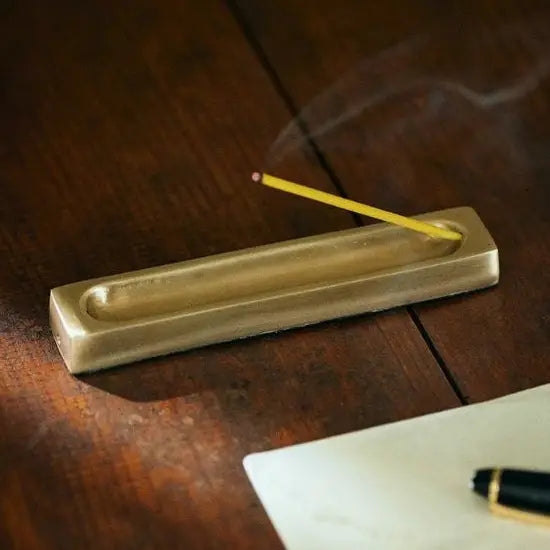 Brass Incense Stand - Rectangle