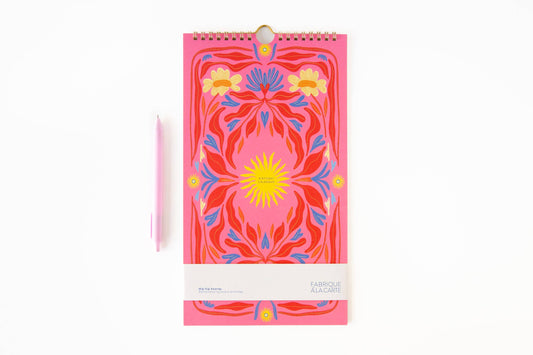 Birthday Calendar - Sun Pink