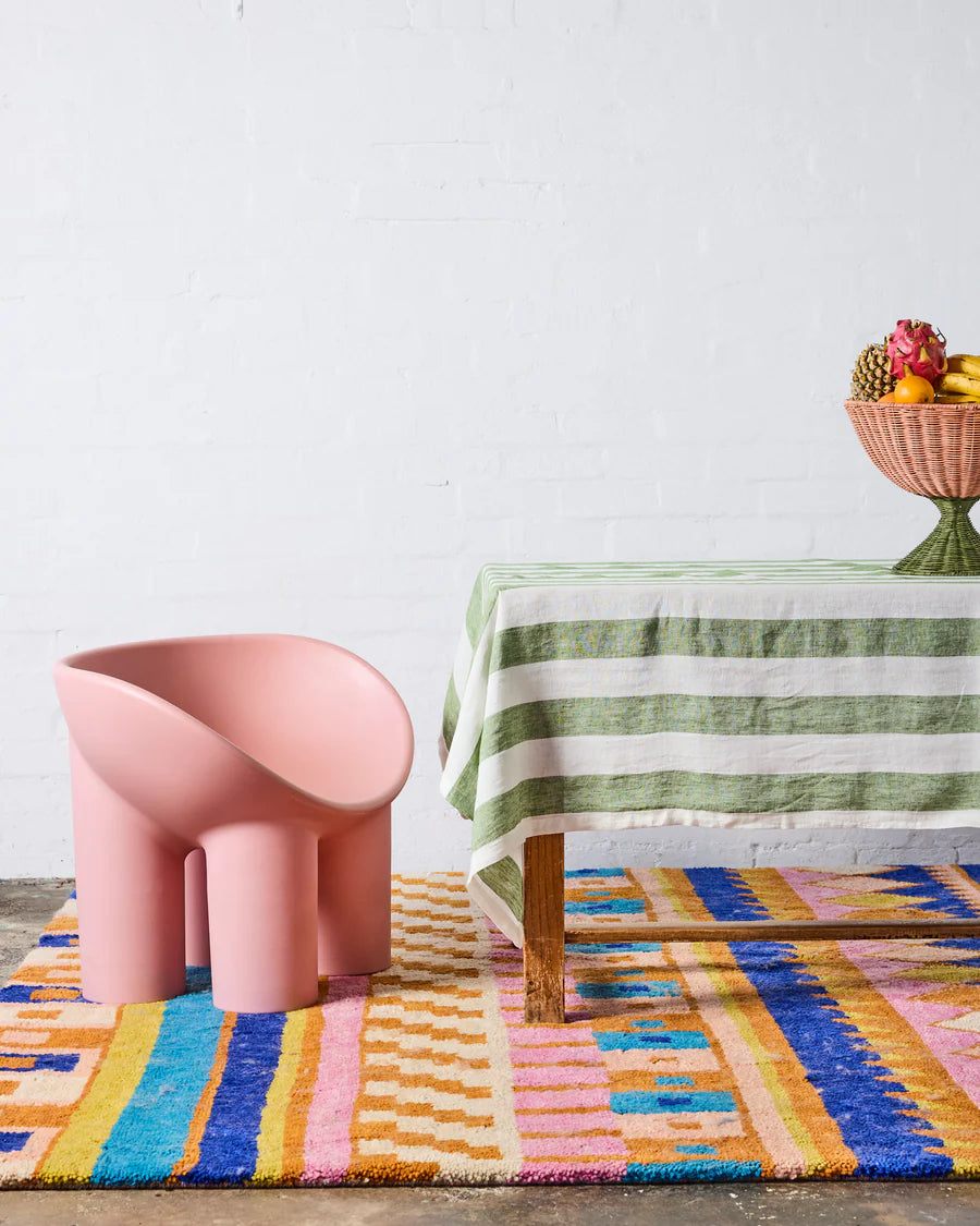 Moss Stripe Tablecloth Rectangular Standard