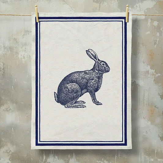 Farmyard Kitchen Towel - Rabbit