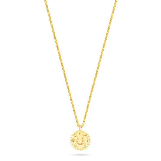 Lucky Amulet Pendant Necklace- Horse Shoe