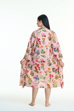 Load image into Gallery viewer, Arabella Dressing Gown Pink Florals