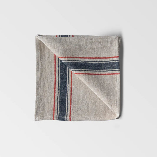 Astrid Napkin  - Navy (SINGLE NAPKIN)