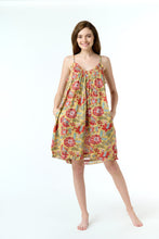 Load image into Gallery viewer, Arabella Mustard Florals Short Nightie