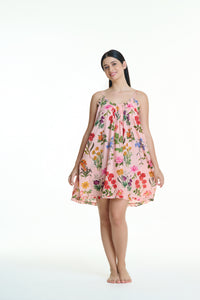 Arabella Pink Florals Short Nightie