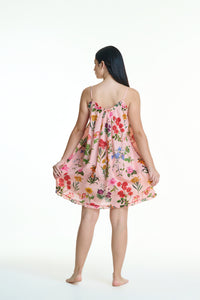 Arabella Pink Florals Short Nightie