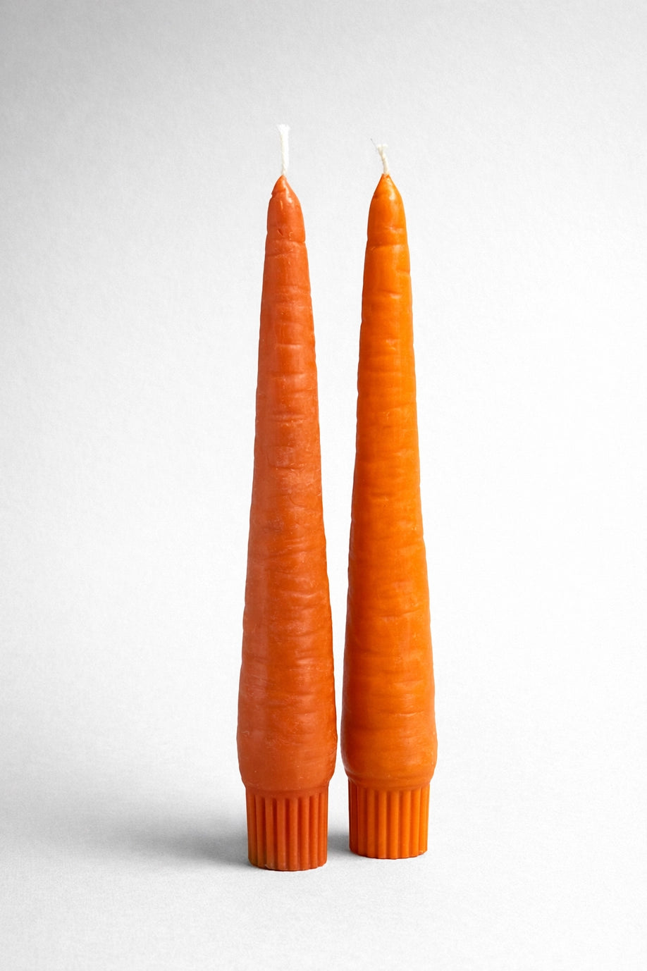 Carrot & Asparagus Taper Dinner Candle - 2 pieces