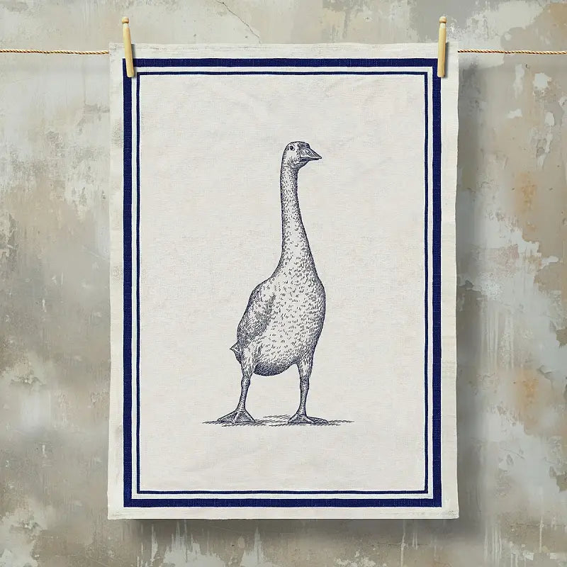 Farmyard Kitchen Towel - Goose