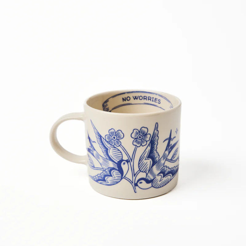 Inked Mug NO WORRIES