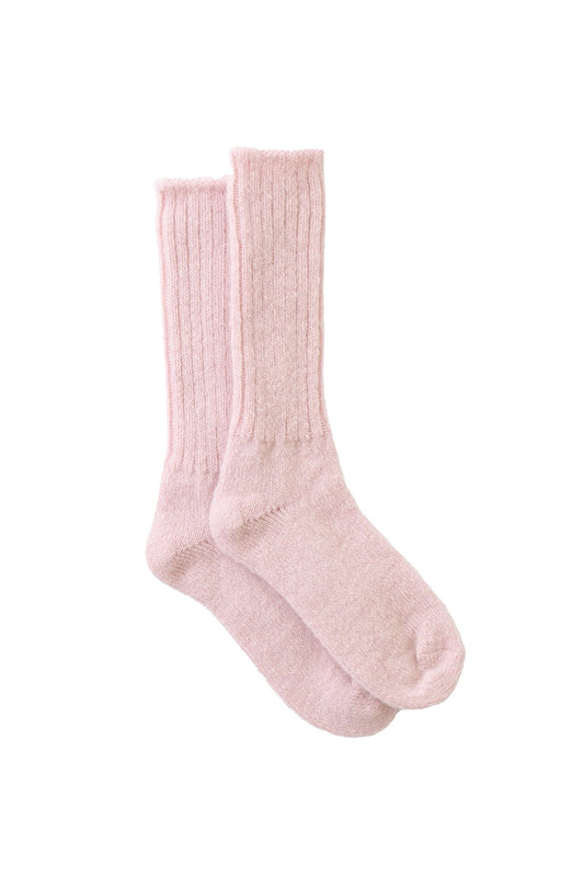 Mohair Socks - Pink