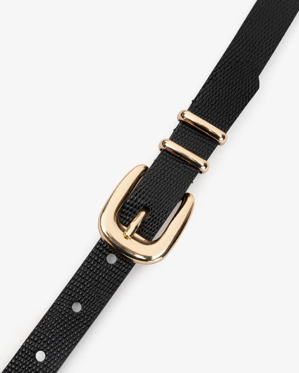 Adele Belt - Black Lizard