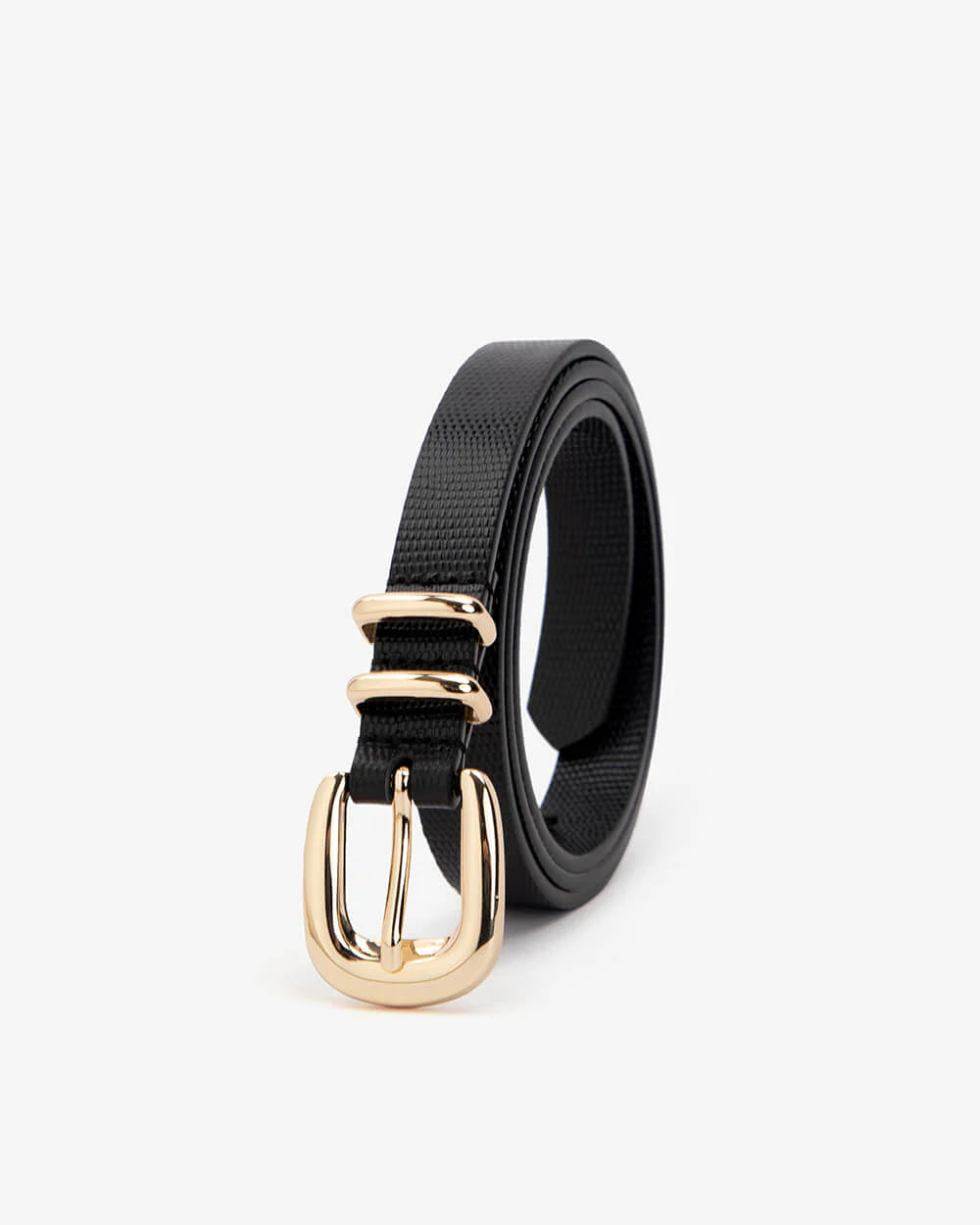 Adele Belt - Black Lizard