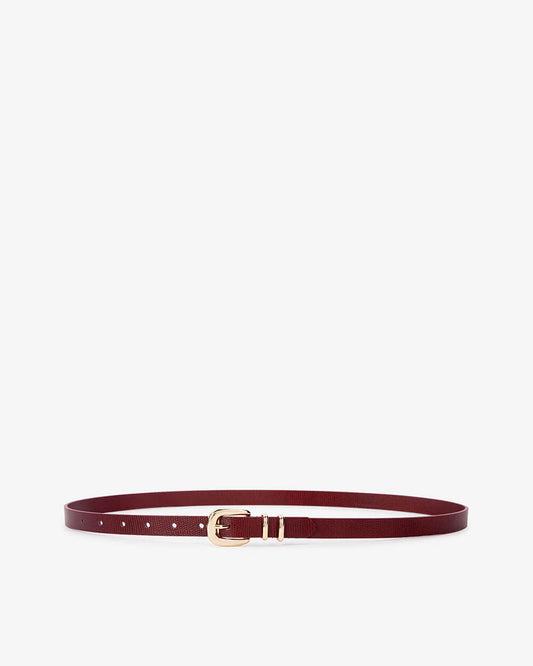 Adele Belt - Garnet Lizard