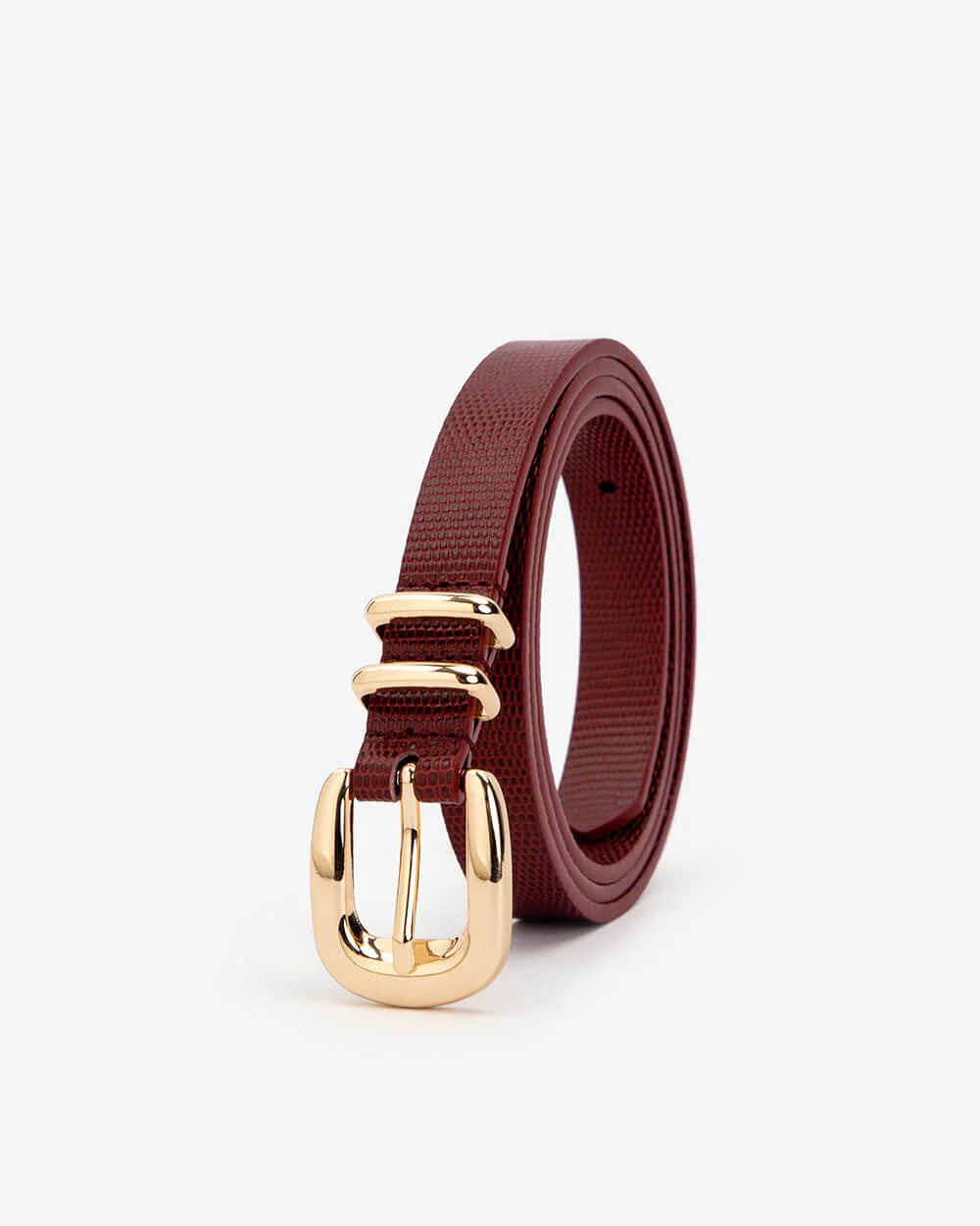 Adele Belt - Garnet Lizard