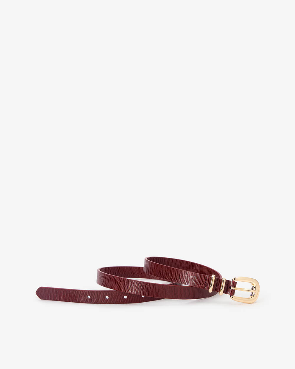 Adele Belt - Garnet Lizard