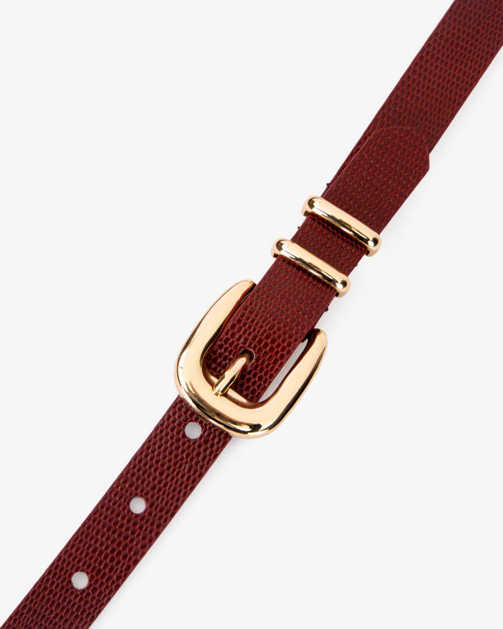 Adele Belt - Garnet Lizard
