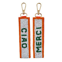 Load image into Gallery viewer, Beaded Keychain Merci